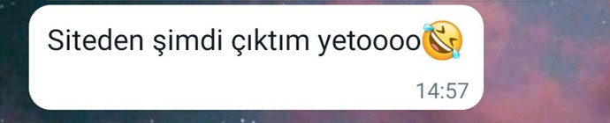 Telefonunuza gelen en son mesajda ne yazıyor ve kimden geldi?