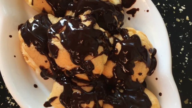 Profiterol yaptım nasıl olmuş, kimler ister 🐥💕?