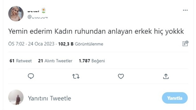 Kadın ruhundan anlayan erkek yok mu sence de?