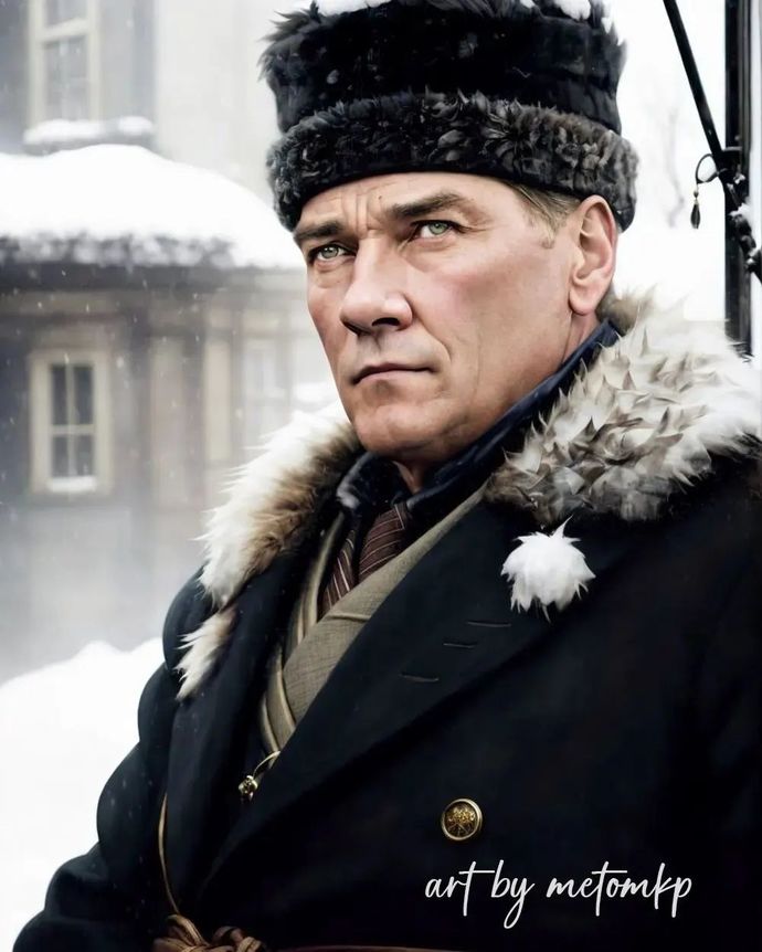 Mustafa Kemal Atat�rk'�n Yapay Zeka ile Olu�turulan Yeni G�rselleri