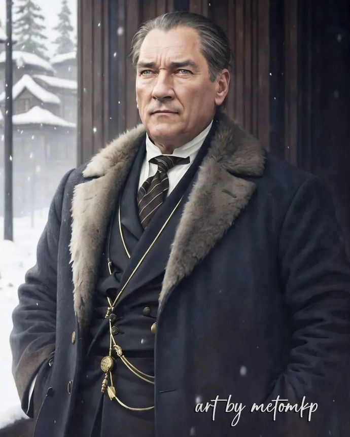 Mustafa Kemal Atat�rk'�n Yapay Zeka ile Olu�turulan Yeni G�rselleri