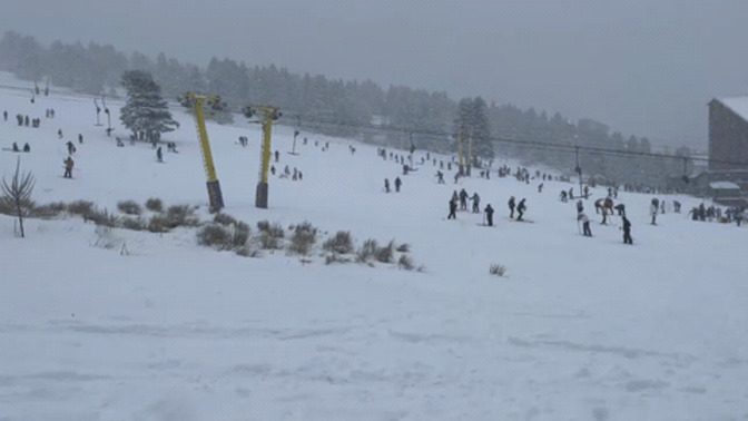 Uludağ'dan selam.❄️ Kayak yapmaya gidecekler kimler⛷️?