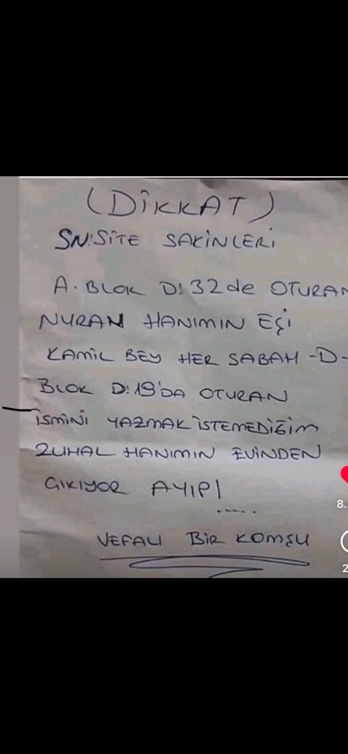 Komşunuzu capkinlikta yakalasaniz naparsınız?