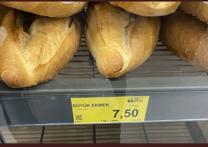 BİM ekmeği 7.5 tl olmuş ne düşünüyorsun?