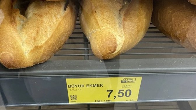 BİM ekmeği 7.5 tl olmuş ne düşünüyorsun?