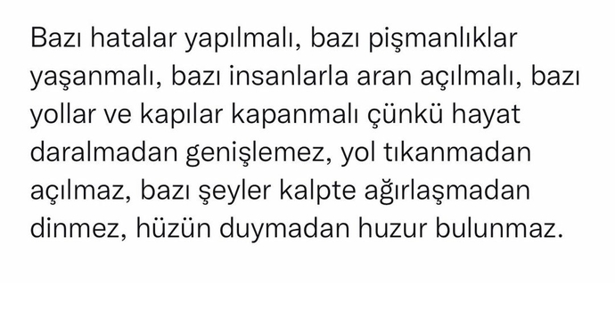 Hayatın sana öğrettiği en temel şeyler ne?