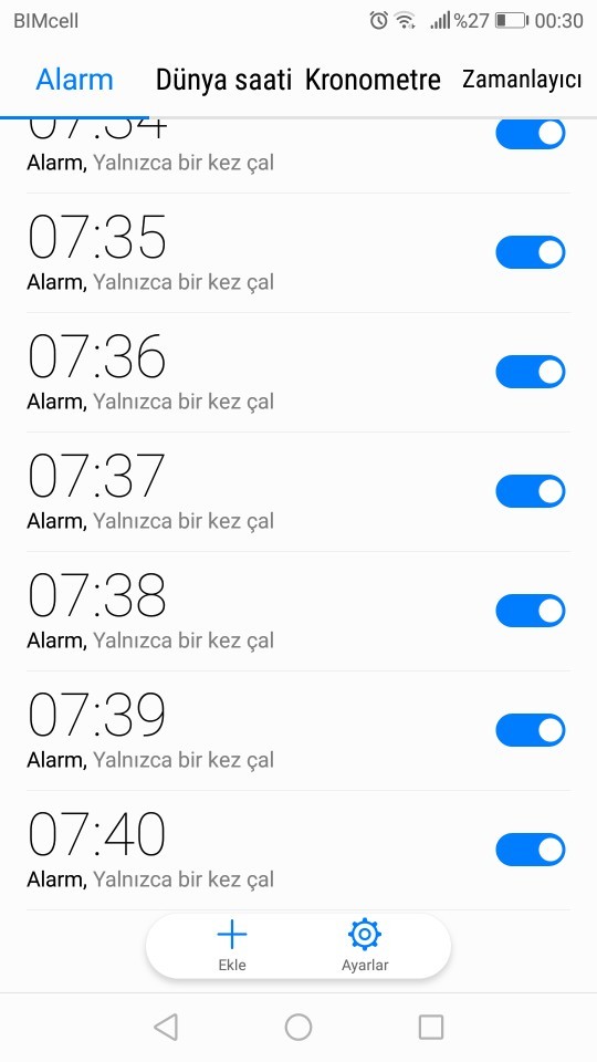 Sabah uyanabilmek için kaç tane alarm kuruyorsunuz?