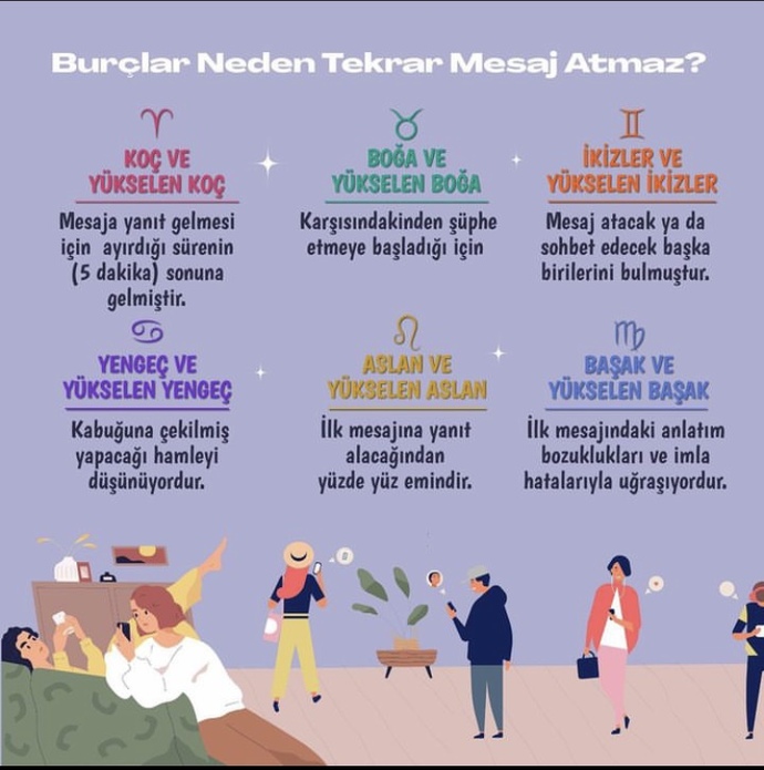 Burçlar neden tekrar mesaj atmaz?