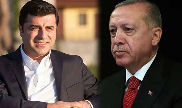 Selahattin Demirtaş: (RTEye) Destek kararı alsak yarın öğle yemeğini Saray’da yerim. Sizce haklı mı?