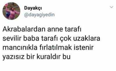 Sülalede en çok baba tarafını mı anne tarafını mı seviyorsun?