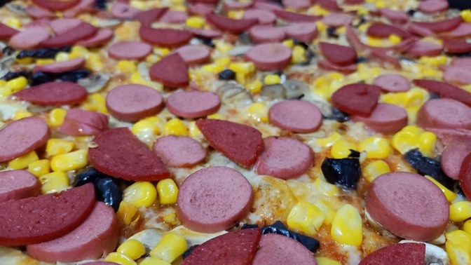 Akşam Kendime Pizza Yaptım. Nasıl Görünüyor?