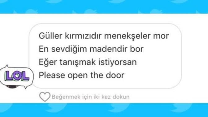 Karşı cins size ne mesaj atsa tereddütsüz cevap verirsiniz?