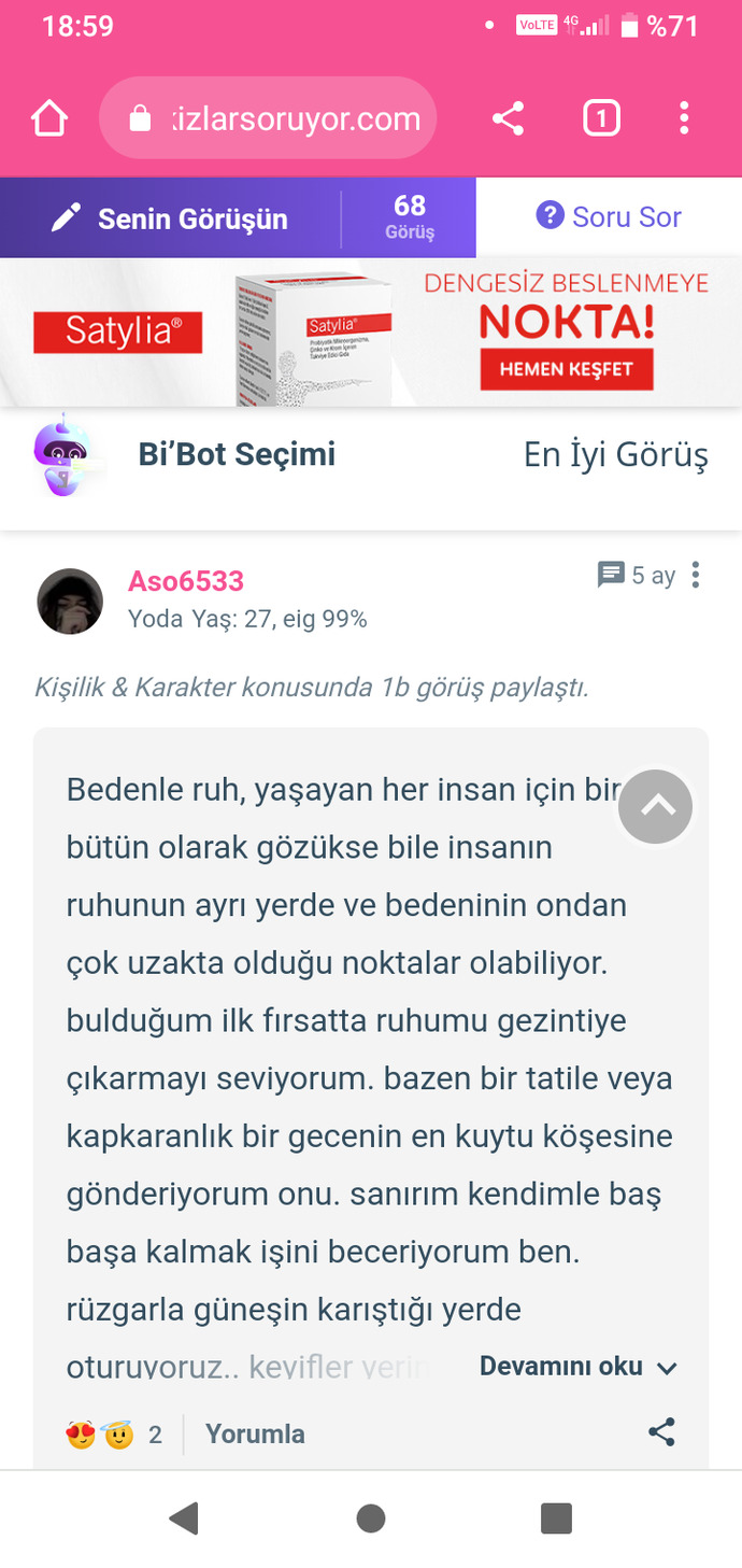 Bi -botcuğumun sorunu ne canı sıkılmış olabilir mi?