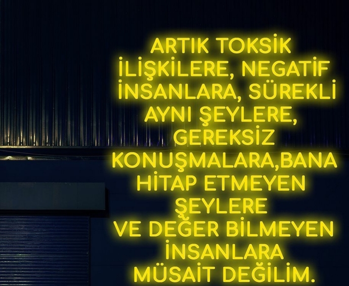 Hangi tip insanlara müsait değilsiniz?