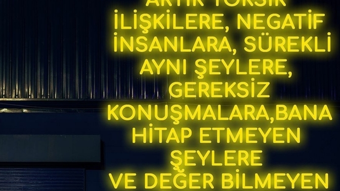 Hangi tip insanlara müsait değilsiniz?