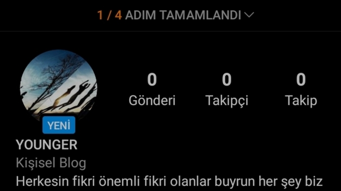 Yeni blog hesabı için fikriniz nedir?
