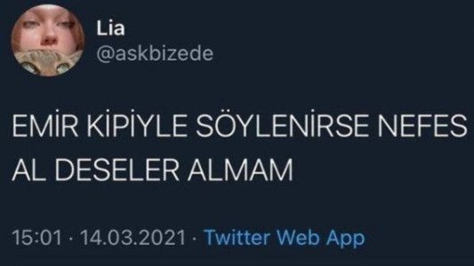Haz etmediğiniz birkaç şey söyleyin?