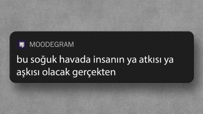 Soğuk havalar için sizin ihtiyacınız aşk mı, atkı mı?