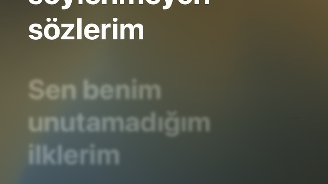 Son dinlediğiniz şarkının nakaratı neydi?