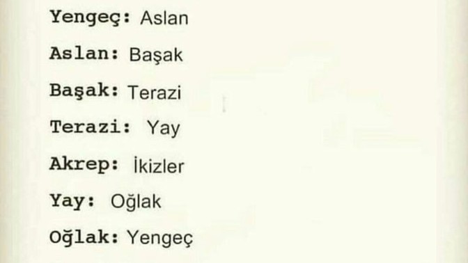 Burcunuzun katlanamadığı burç hangisi?