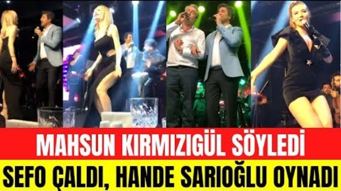 Galaya damga vuran an! Mahsun Kırmızıgül söyledi, Hande Sarıoğlu kalça dansı yaptı, ortamlarda dikkat çekmeyi sever misiniz?