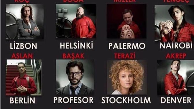 Burcunuza göre hangi La Casa De Papel karakterisin?