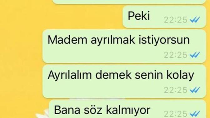 Sevgililer gününde ayrılıp ertesi gün şakaydı diyebilir misin?