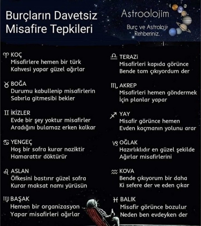 Burcuna göre davetsiz misafire tepkileriniz doğru mu?