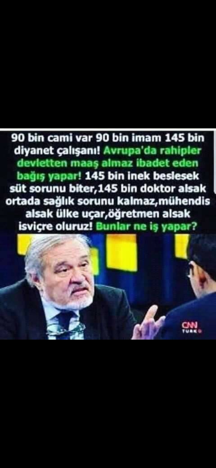 Diyanet’in personel sayısı 137.563, Türkiye'deki uzman hekim sayısı 95.943! Bu işte bir terslik yok mu?