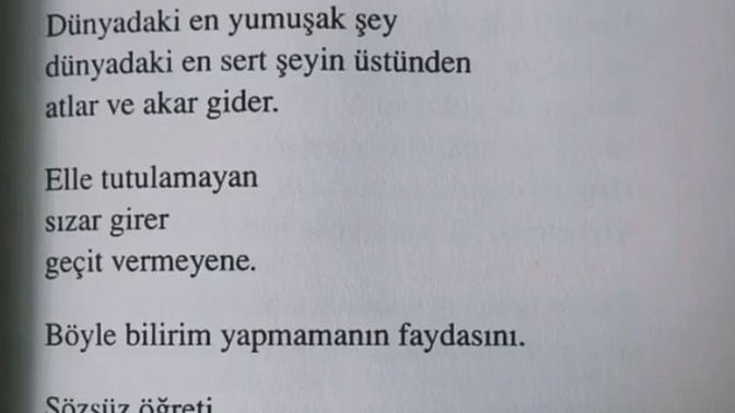 Şiir sever misin?
