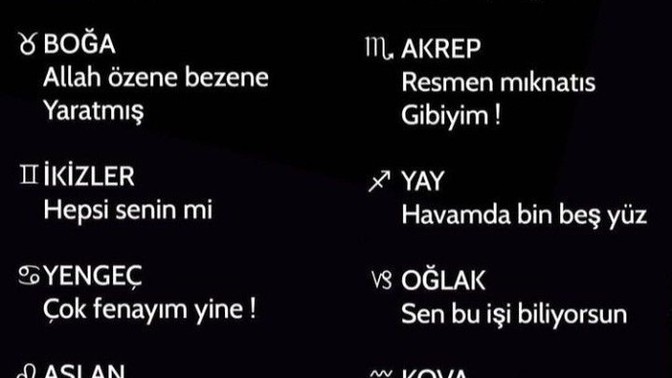 Burcunuzun ayna karşısındaki olumlamaları nedir?