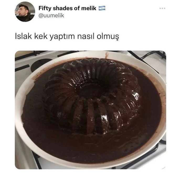 Islak kek dediğin böyle olmalı değil mi :D?