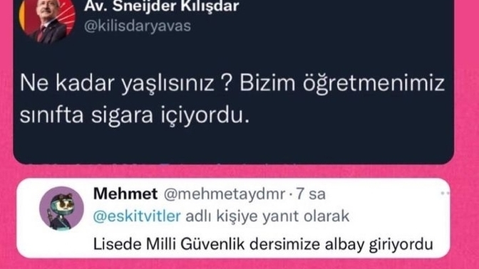 Ne kadar yaşlısınız?