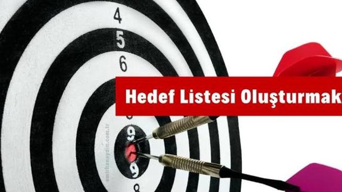 Gerçekleştirmek istediğiniz hedefler neler? Ve bunlar için adım atıyor musunuz?
