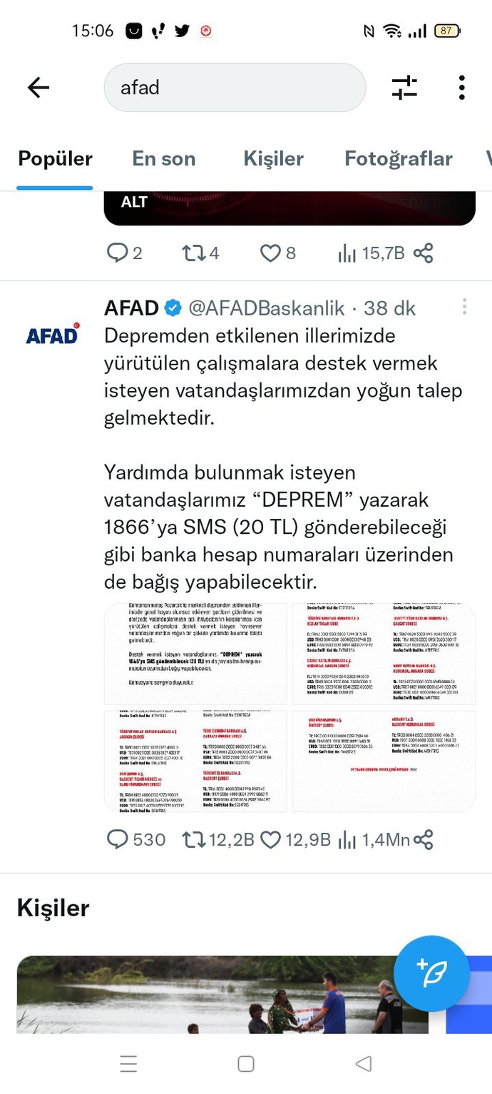 Depremden etkilenenlere yardım etmek isteyen var mı?