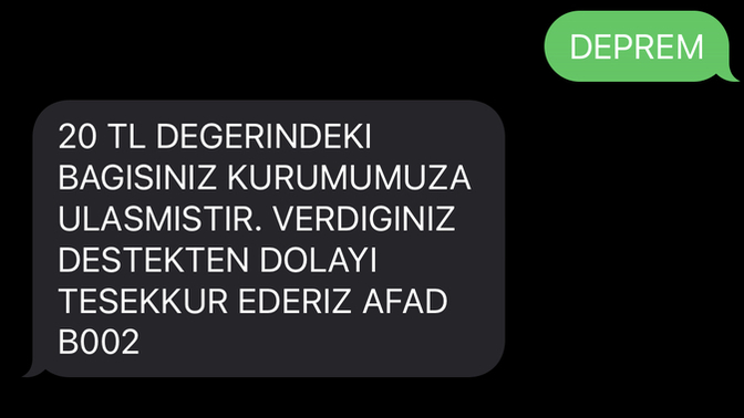 Deprem için yardım bağışında bulundunuz mu?