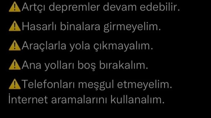 Deprem tedbirlerine önem veriyor musunuz?