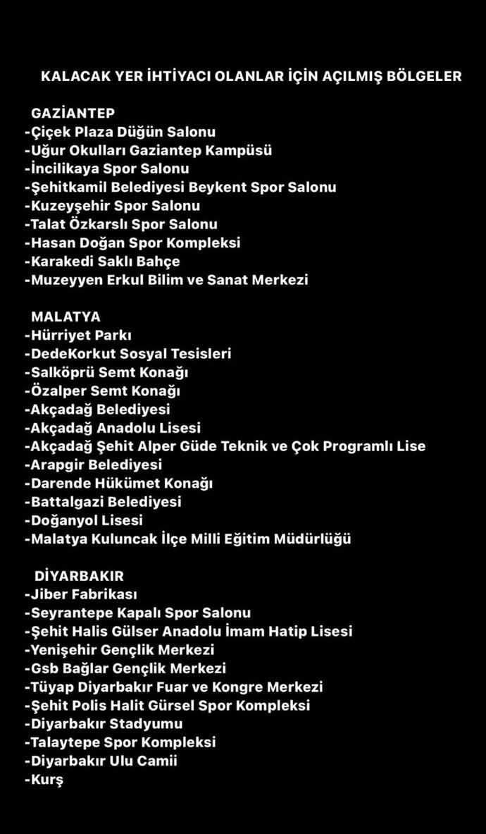 Camide yatıyoruz çok kötü durumdayız, lütfen risk bölgesindeyseniz eve gitmeyin olur mu?