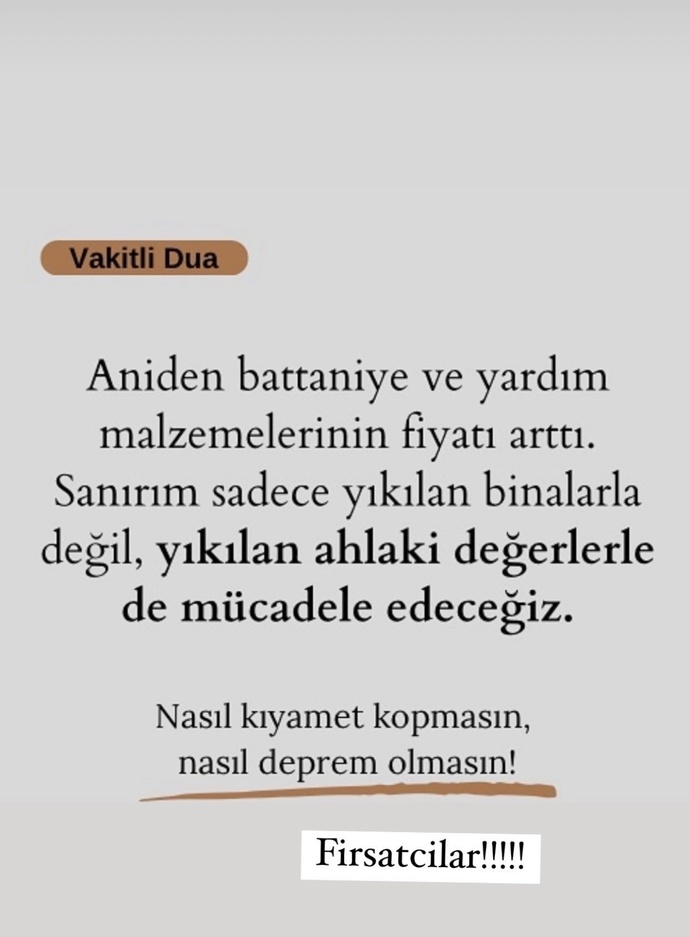 Deprem için yardımda bulunuyor musun?