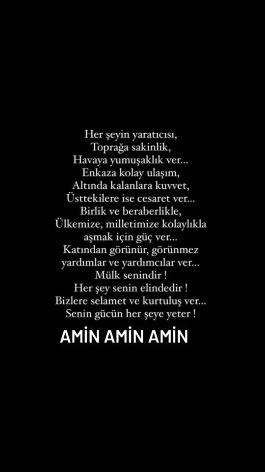 Depremzedeler için dua ettiniz mi?
