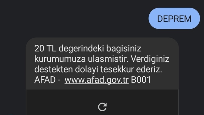 AFAD mobil bağış kampanyasına katılır mısınız?