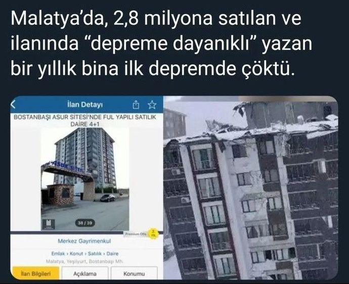 Yeni binalar yıkıldı mi gerçekten depremde?