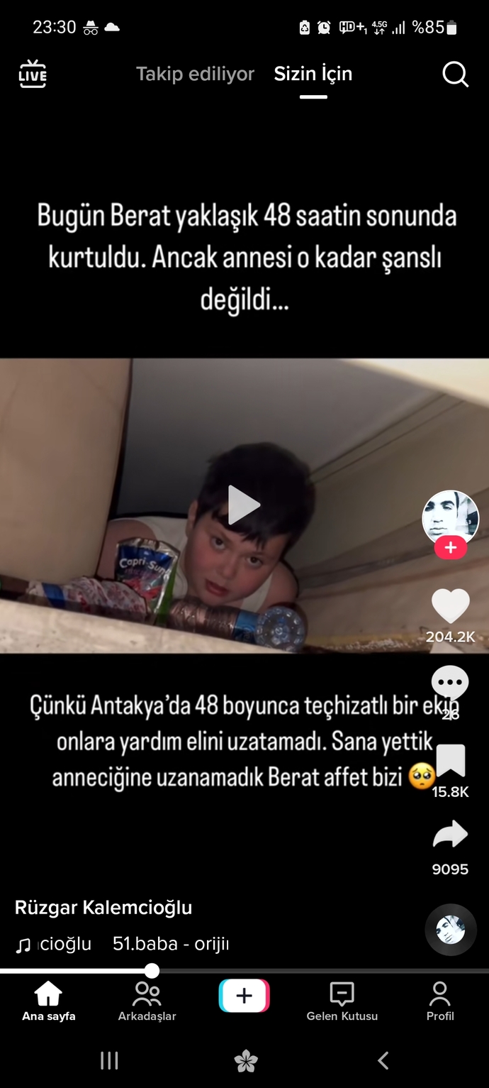 Göçük altında çaresizlikte ne hissederdiniz?