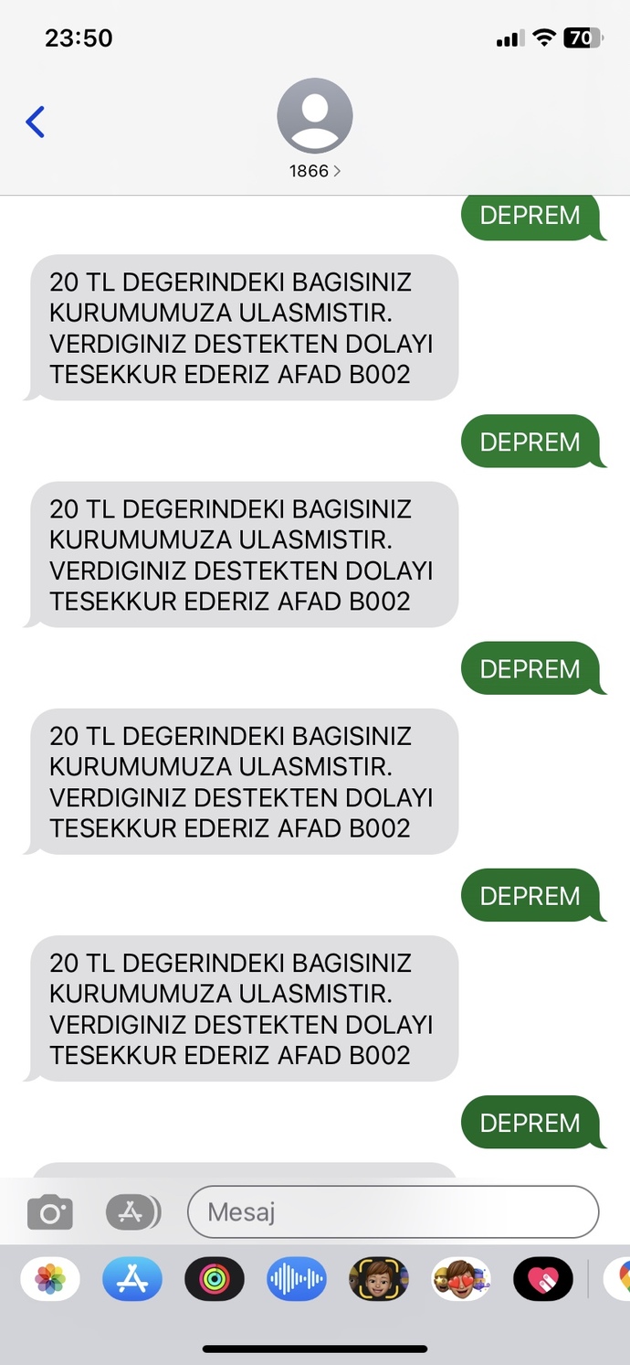AFAD’a yardım da bulundunuz mu arkadaşlar?