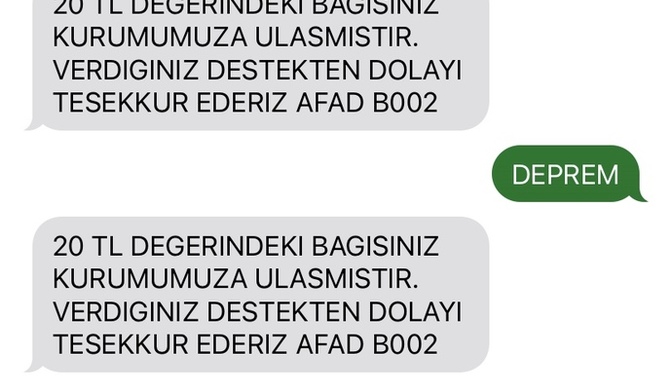 AFAD’a yardım da bulundunuz mu arkadaşlar?