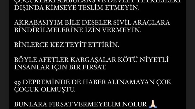 Akadaslar bunlari dikkate alalim ne olur?