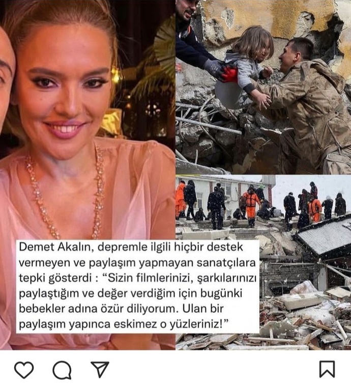 Sosyal medyada deprem ile alakalı paylaşım yapamayan ünlüler hakkında yapılan eleştirilerde haklılar mı?