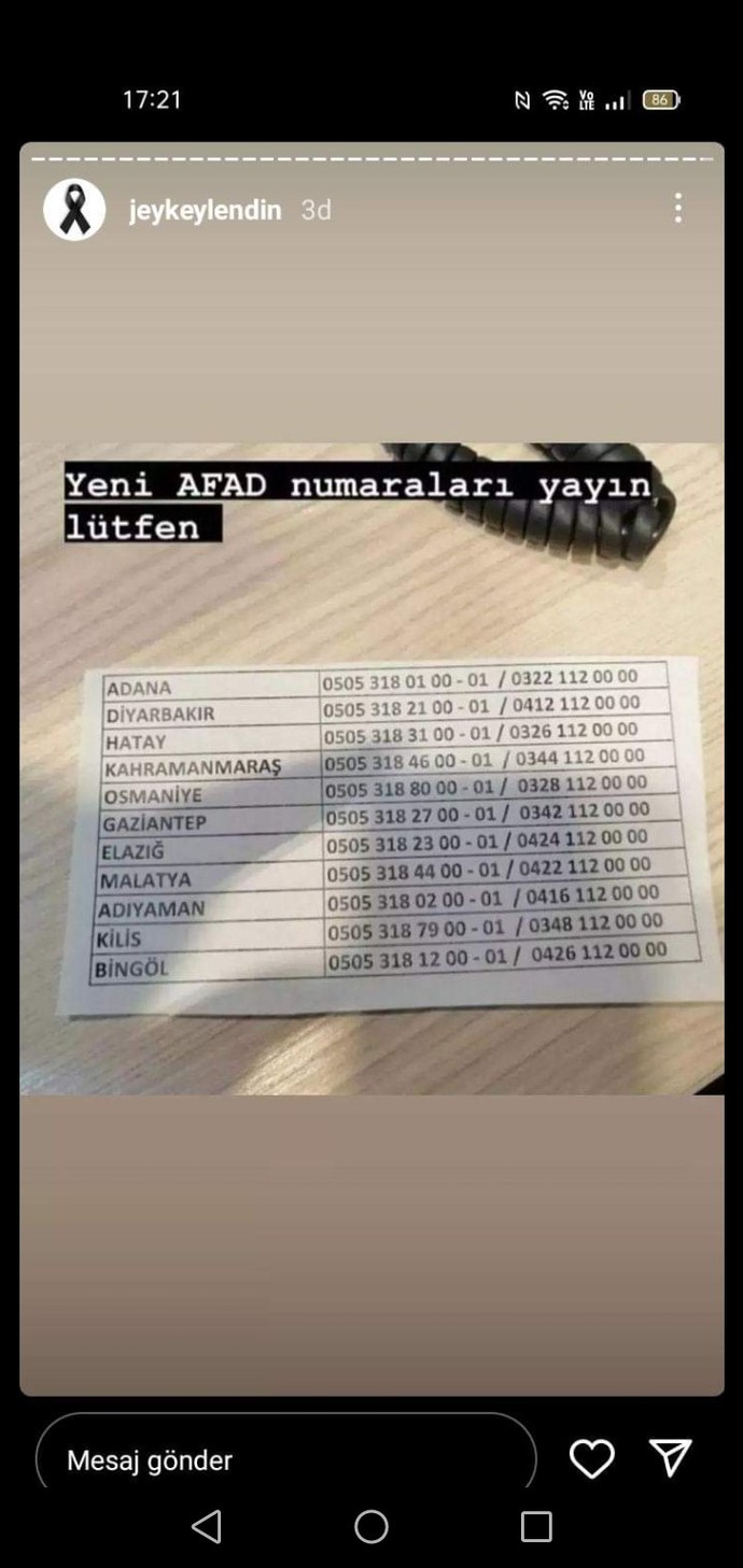 Emre Altıgöz ve ailesi, Osmaniye Esenler Mahallesi İstasyon Caddesi sonu yıkılan 10 katlı binada! Ekipleri yönlendirir misiniz?