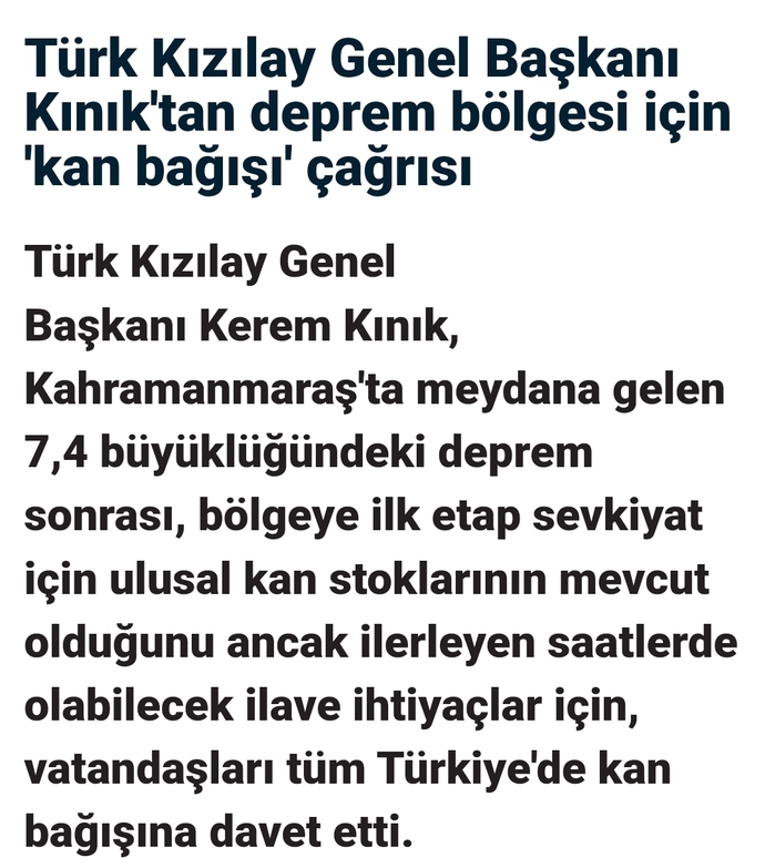 Arkadaşlar kana ihtiyaç var biliyor musunuz lütfen kan verin herkesin kan veremeyeceğinin de bilincinde olun?