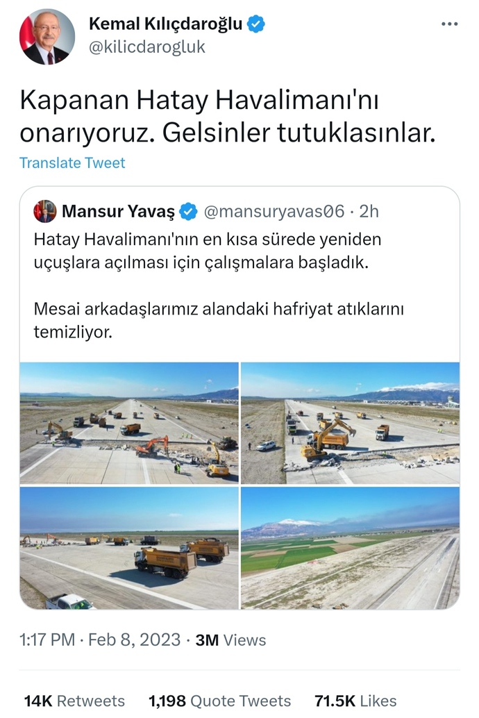 Kılıçdaroğlunun çıkışları hakkında ne düşünüyorsunuz?